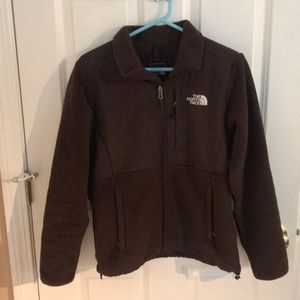 Dark brown north face